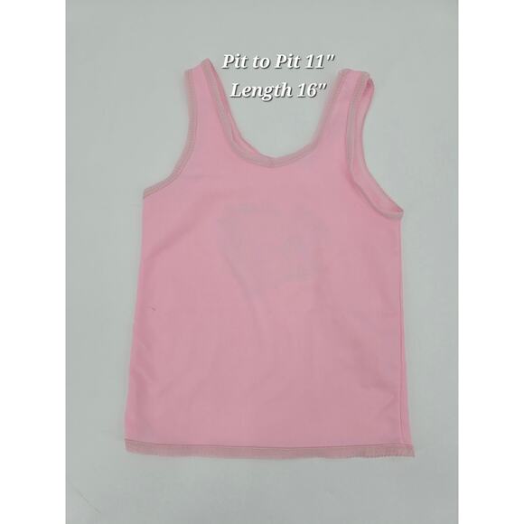 Vintage Strawberry Shortcake Pink Tank Top Y2K Graphic Tee - Picture 4 of 4